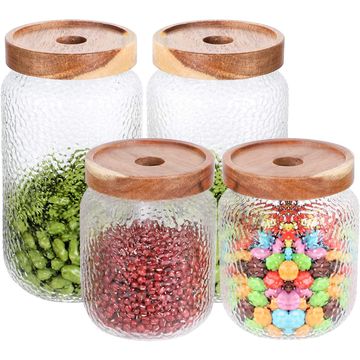 Buy Wholesale China Factory Price Food Storage Jars Glass Jars With S/s Lid  Borosilicate Glass Air Tight Bottle Set & Food Storage Jars at USD 3.95