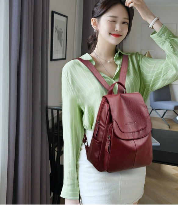 METROCITY Casual Style Street Style Leather Shoulder Bags