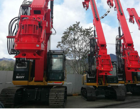 China Rotary Drilling Rig SR205 with 64m Drilling Depth in Stock on ...