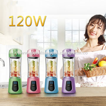 Portable Blender for Shakes and Smoothies Size Single Serve Travel Fruit  Juicer Mixer Cup with Rechargeable 2000mAh USB Rechargeable Battery Small