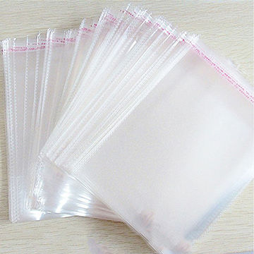 Transparent Self Adhesive Packaging Nylon Bag - 100 Pieces - Size