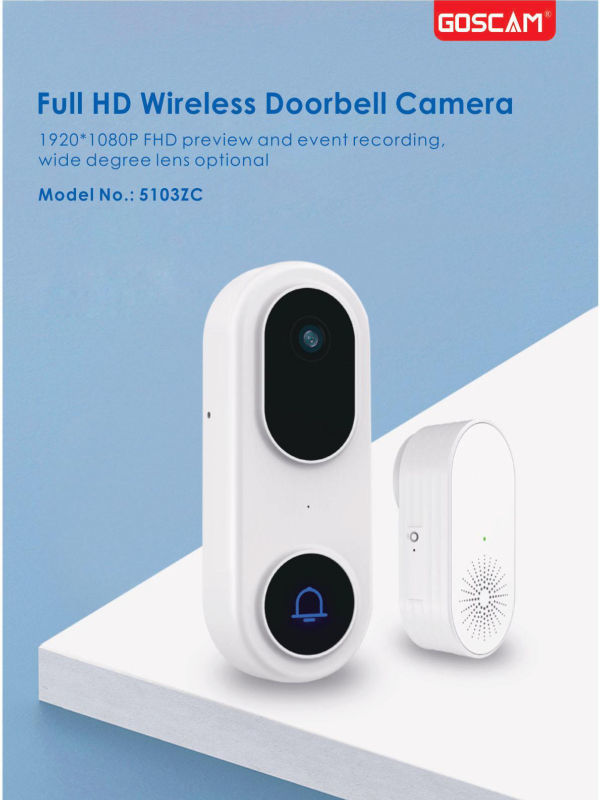 Wireless Video Doorbell Security Camera 1080p Hd Doorbell Camera Hd 2 Way Audio Camera Door Bell Door Bell Cam Doorbell Cam Buy China Wireless Doorbell On Globalsources Com