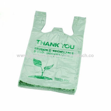 350ct.100% OXO- BIODEGRADABLE PLASTIC BAG RECYCLABLE ECO FRIENDLY TAKE OUT  22