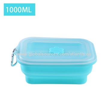 Buy Wholesale China Silicone Food Container Round Square Portable