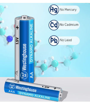 China Westinghouse Alkaline AA battery Leak-Proof & Long-Lasting for