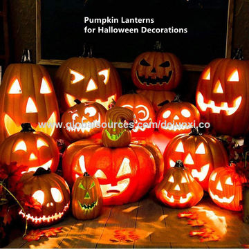 Buy China Wholesale Large Artificial Plastic Halloween Pumpkin For