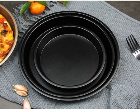 Buy Wholesale China Non-stick 9inch Deep Round Scratch Resistant Dish Metal  Baking Pizza Pan & Pizza Pan, Bakeware ,baking Molds,toast Pan at USD 0.68