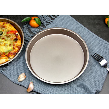 Buy Wholesale China Non-stick 9inch Deep Round Scratch Resistant Dish Metal  Baking Pizza Pan & Pizza Pan, Bakeware ,baking Molds,toast Pan at USD 0.68