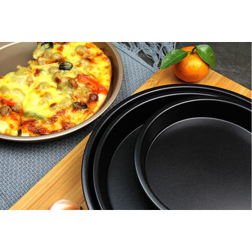 Buy Wholesale China Non-stick 9inch Deep Round Scratch Resistant Dish Metal  Baking Pizza Pan & Pizza Pan, Bakeware ,baking Molds,toast Pan at USD 0.68