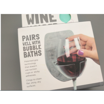 Portable Plastic Suction Wine Cup Holder Silicone Wine Glass Holder for  Bath & Shower - China Suction Wine Cup Holder, Wine Glass Holder for Bath &  Shower