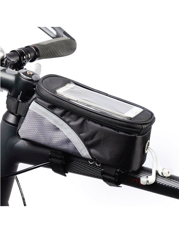 Details about   Durable Outdoor Mobile Phone Front Beam Bag Waterproof Saddle Tube Bike Equip