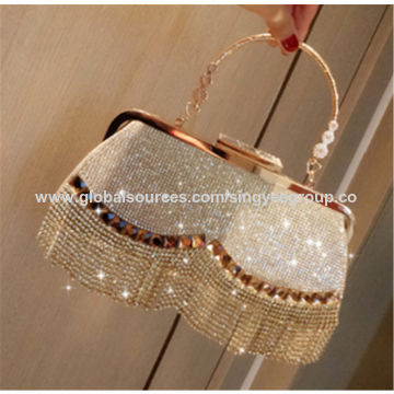 Bolsa de mão para jantar com diamantes, bolsa feminina para vestido, bolsa de banquete, bolsa mensageiro, bolsa de noite, bolsa de cosméticos