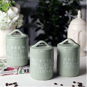 1 pcs Ceramic flour and sugar containers coffee canister kitchen storage  containers flour sugar canister set hand-painted food storage containers