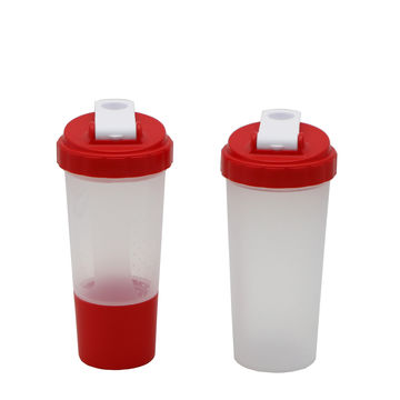 BPA Free 600ml Powder Shaker Cup Plastic Custom Logo Gym Protein