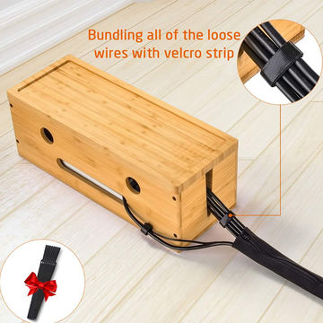 Buy China Wholesale Best Selling Desktop Storage Wooden Cable