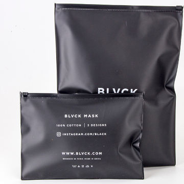 Custom EVA Pvc Frosted zipper bags ziplock bags for clothing Cosmetic Black  White Make Up Zip Lock Bag - AliExpress