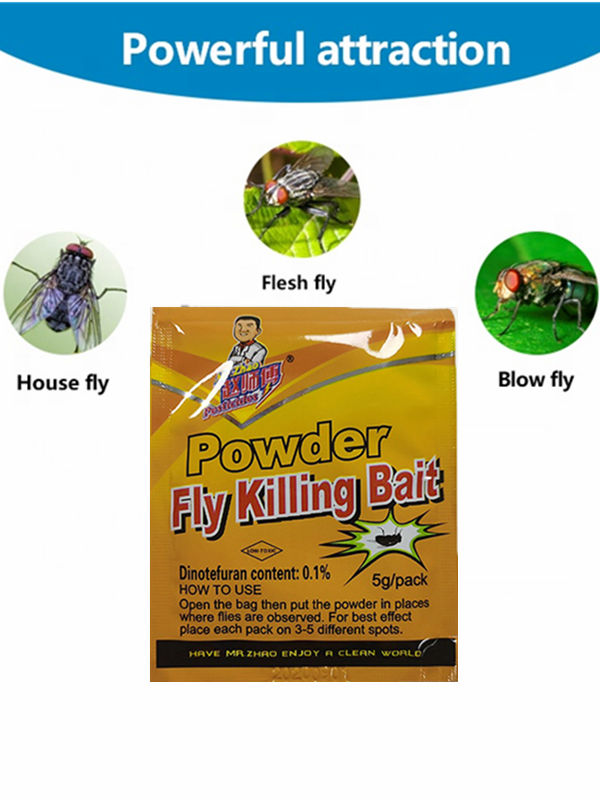 100g 0.5% Dinotefuran Fly Killing Bait Fly Control Chinese