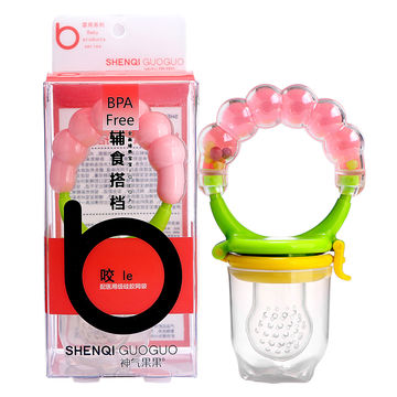 Buy Wholesale China Bpa Free Silicone Baby Food Feeder Colorful