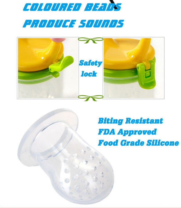 Buy Wholesale China Wholesale Baby Food Feeder Infant Nibbler Feeding Baby  Fruit Pacifier & Baby Fruit Feeder at USD 0.69