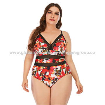 Buy Wholesale China 2021 New Fat And Fat Plus Size One-piece