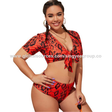 Lady Print Two Piece Swimwear Underwire Without Chest Pad Bathing Suit  Women Sexy Bikini Plus Size Designer Swimsuit - China Lingerie and Bra  price