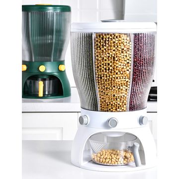 kitchen multipurpose sealed grain rice dispenser