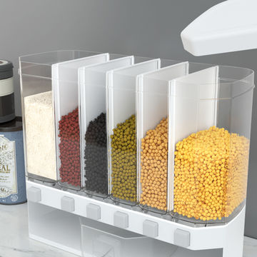 Airtight Food Storage Containers Cereal Dispenser Cereal Container Storage  Box Rice Dispenser Grain Dispenser Kitchen Organizer