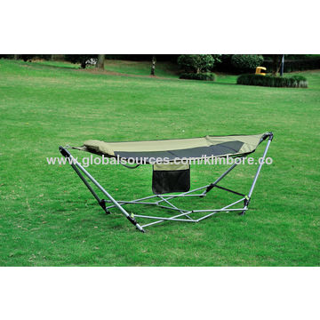 Compre Kimbore Plegable Y Portátil Hamaca Camping Al Aire Libre Cuna  Columpio Cama y Hamaca; Cuna De Camping de China por 27 USD