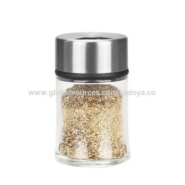 Adjustable Salt Dispenser Condiments Container Sugar Bottle Spice