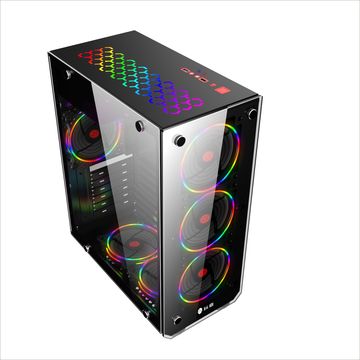 Buy Wholesale China Cpu Case Gaminggame Anime Custom Diy Acrylic Panel With  Lcd Fan Temperature Display Dustproof Glass & Computer Case at USD 15 |  Global Sources