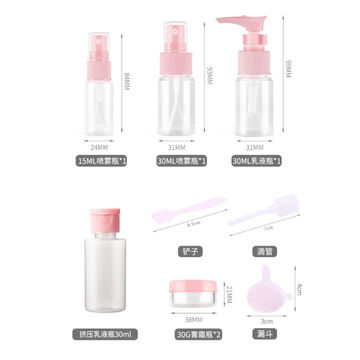 Buy Wholesale China Reusable Empty Plastic Bottle Refill Transparent Travel  Spray Bottles For Perfume Cosmetic & Refill Bottles at USD 0.88