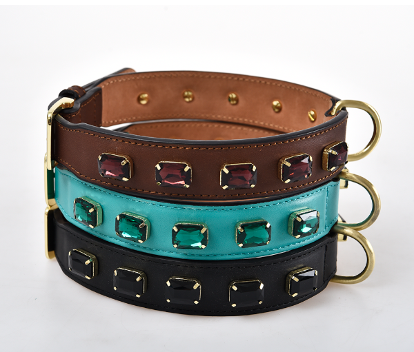 Wholesale leather dog collars Clearance