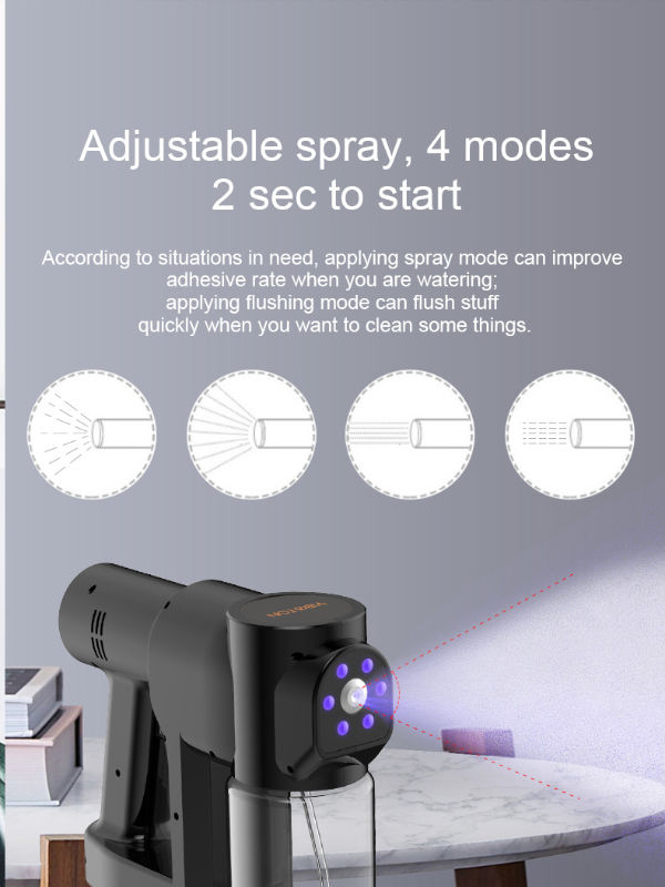 China Atomization Sterilizer Spray Blue light Ray portable disinfectant