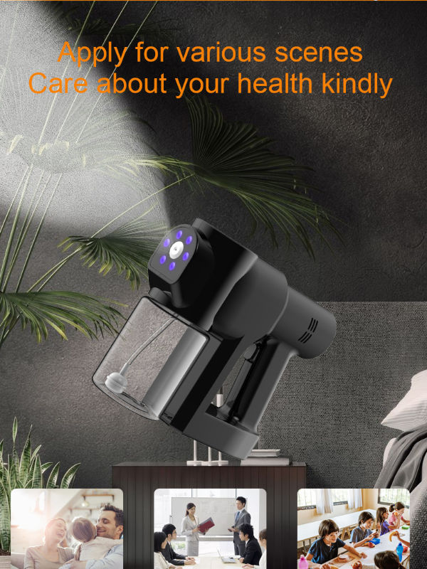 China Atomization Sterilizer Spray Blue light Ray portable disinfectant