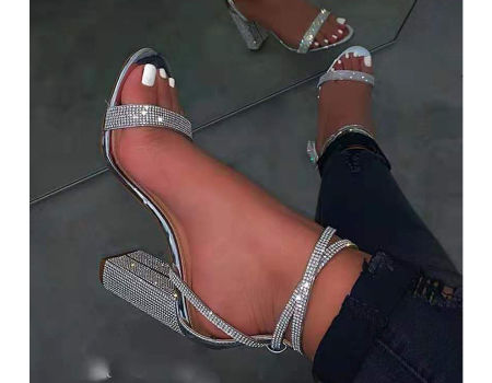 diamond thick heels