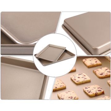 Buy Wholesale China Non Stick Square Golden Carbon Steel Baking