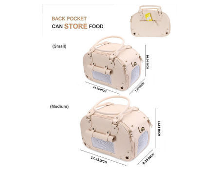 High Quality Pet Carrier Bag Luxury Brand Replica Wholesale Classic Style  Handbag Metal Mesh Window - China Pet Carrier Bag and Cat Bag price