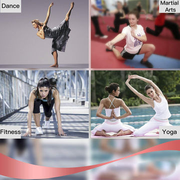Sangle de civière de jambe d'étirement de flexibilité de yoga pour la danse  de ballet