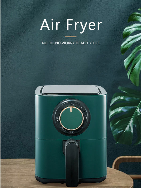 China 2.5L Kitchen Appliances Small Mechanic Knob Electric No Oil Air