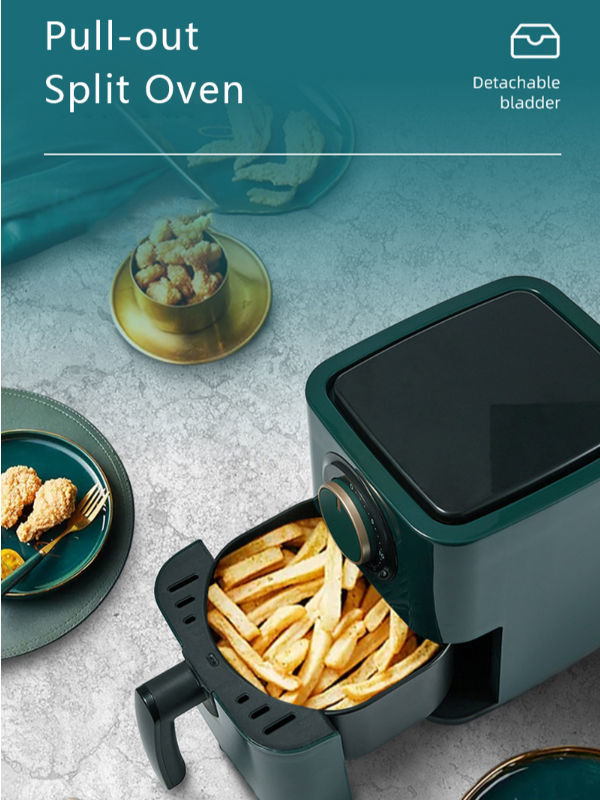 China 2.5L Kitchen Appliances Small Mechanic Knob Electric No Oil Air