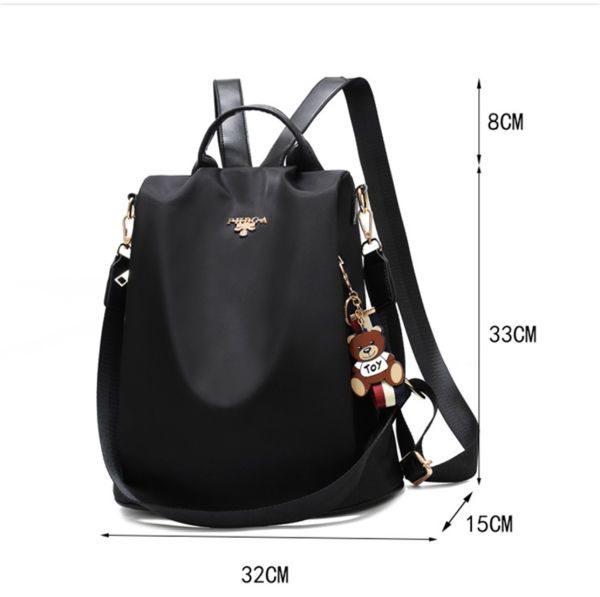 Leather Luxury Backpack Purse Anti Theft Fashion Designer Bag Daypack for  Women