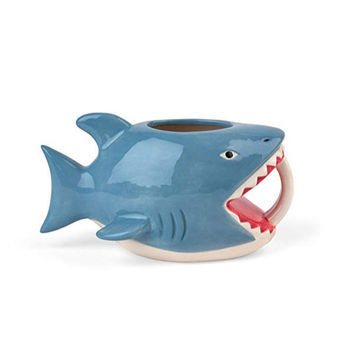 Creature Cups SHARK Ceramic Cup (11 Ounce, Deep Blue Exterior) - 3D Animal  Inside Mug - Birthday, Ho…See more Creature Cups SHARK Ceramic Cup (11