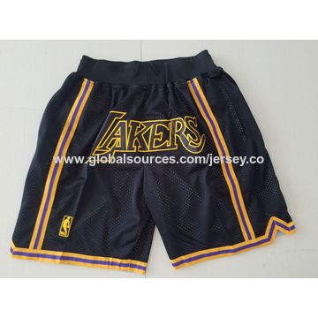 Buy Wholesale China 2021 Wholesale Just Don Los Angeles Lakers Basketball  Shorts & Los Angeles Lakers Basketball Shorts at USD 5
