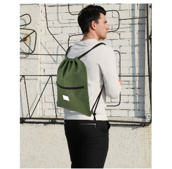 Sac De Sport à Cordon étanche IHLOOTD - 49x37x18cm, Polyester Oxford - Pour Piscine, Plage, Fitness, Voyage - 9