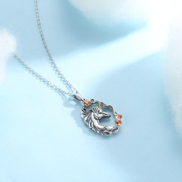 Unicorn Necklace S925 Sterling Silver Unicorn Jewelry for Women