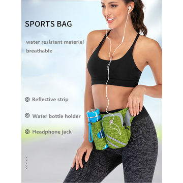 Waist Pack with Water Bottle Holder Hiking Fanny Pack Sports Waist Bag  Phone Bag Fitness Waist Bag