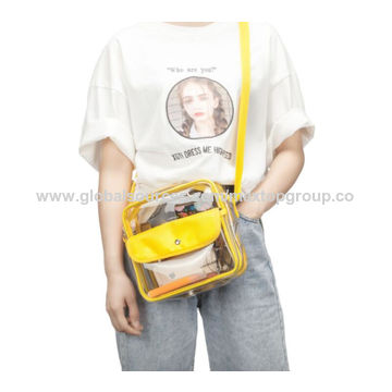 Source Women Fashion Shoulder pvc diy bag kit Clear Transparent