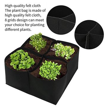  Forart 50 Gallon Grow Bags/Aeration Fabric Pots with Handles,  Plant Grow Bag Aeration Fabric Pots with Handles Plant Container for Garden  Planting : Patio, Lawn & Garden