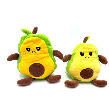 reversible avocado plush