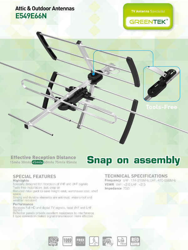 China Snap On Assembly,Toolsfree Installation, just snap on,Save
